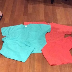 2 sets of scrubs!